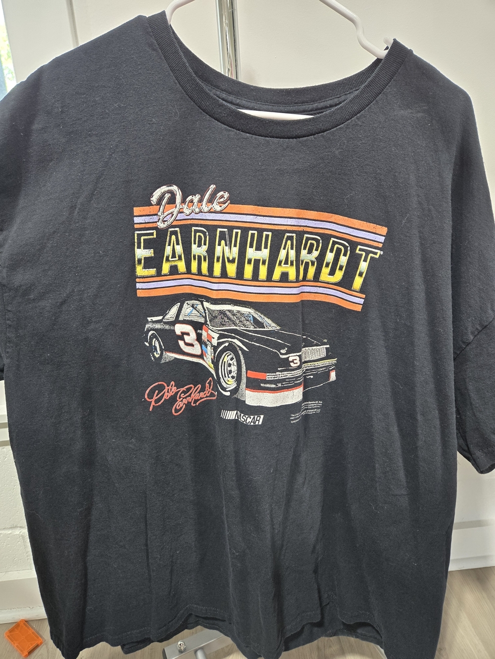 Nascar Dale Earnhardt Black Short Sleeve Graphic Tee
